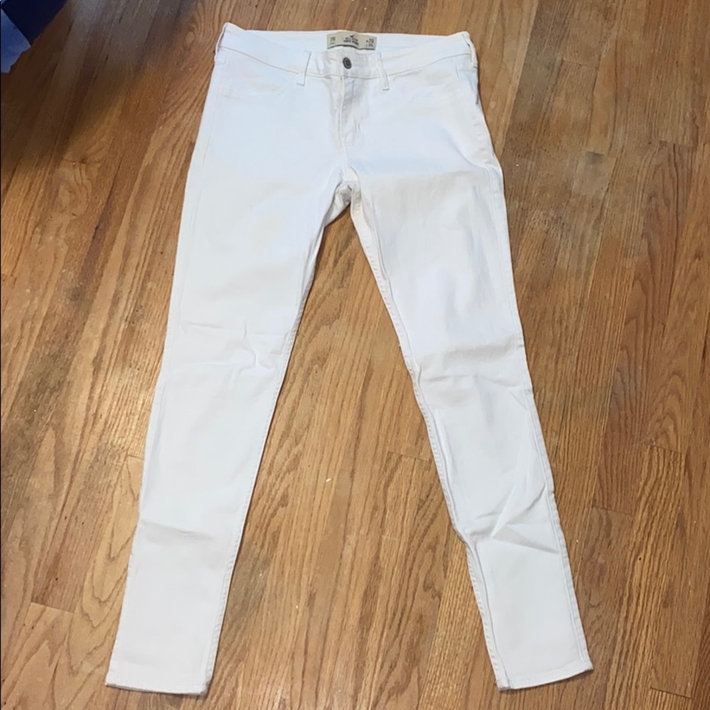 Hollister White Super Skinny Jeans